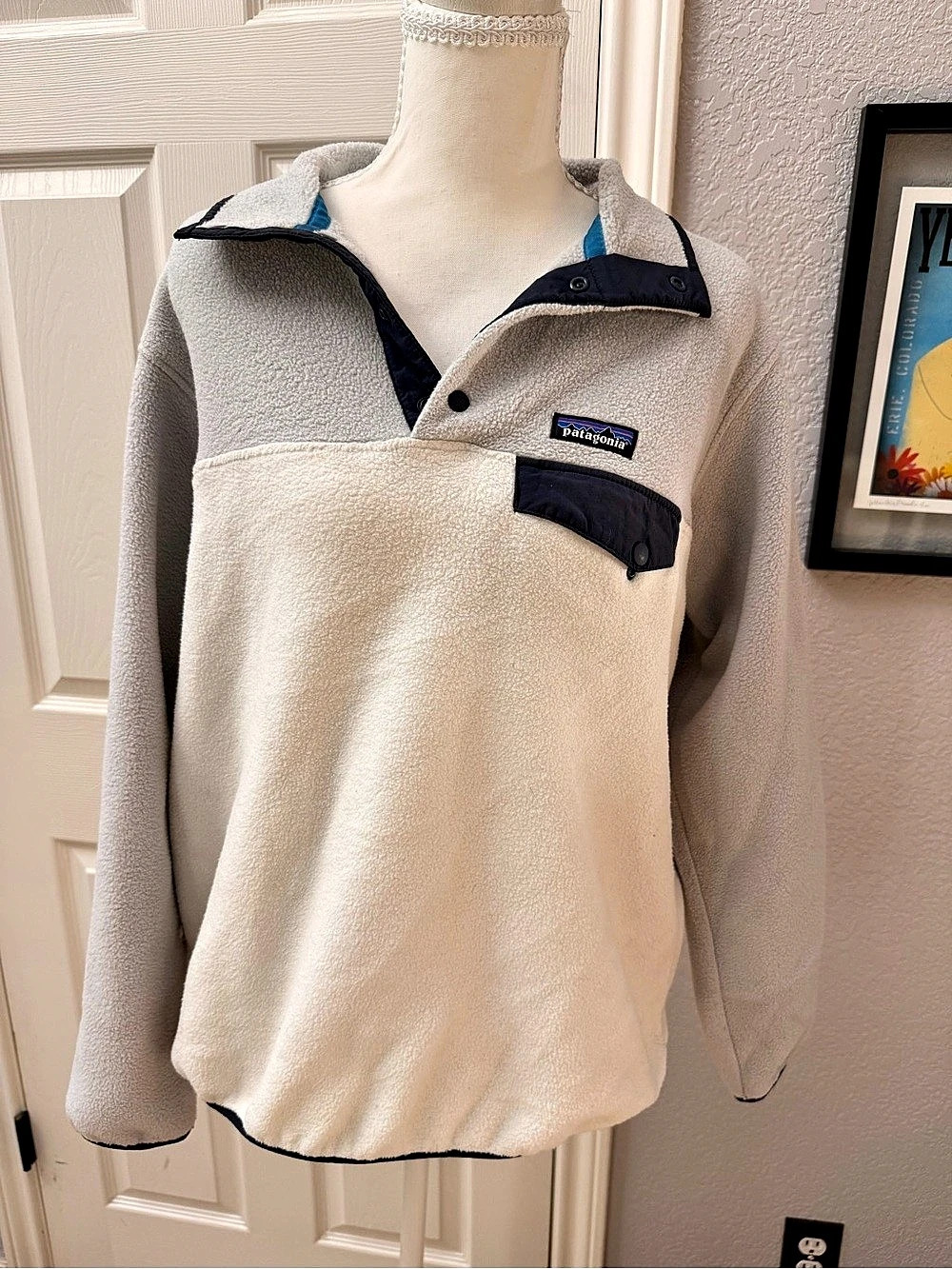 Women’s Patagonia Synchilla Pullover Color Block Medium